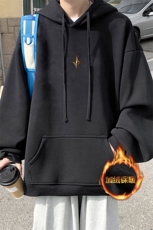 抖音供货、复合重磅加绒现货连帽卫衣宽松D223A-JR-WY2363-特P40，男装卫衣，电商019-1