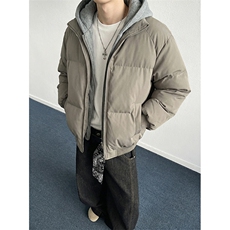 现货高品质重磅工艺美式高街假两件PU皮棉衣男女加厚棉服外套，男装棉衣，电商A486