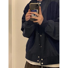 春季新款灯芯绒拼接棒球服外套男女小众设计感夹克J676，男装夹克，星座1116A（原606A-3）
