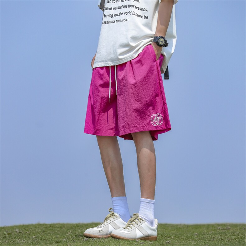休闲短裤男士韩版潮流印花帅宽松2024夏季新款ins五分裤K5426-P29,男装牛仔裤,星座412-2