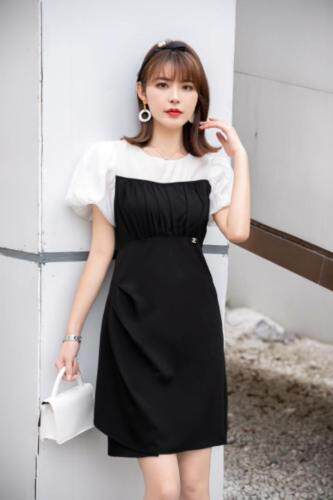 雪纺麻料连衣裙，女装连衣裙，艾美欧歌