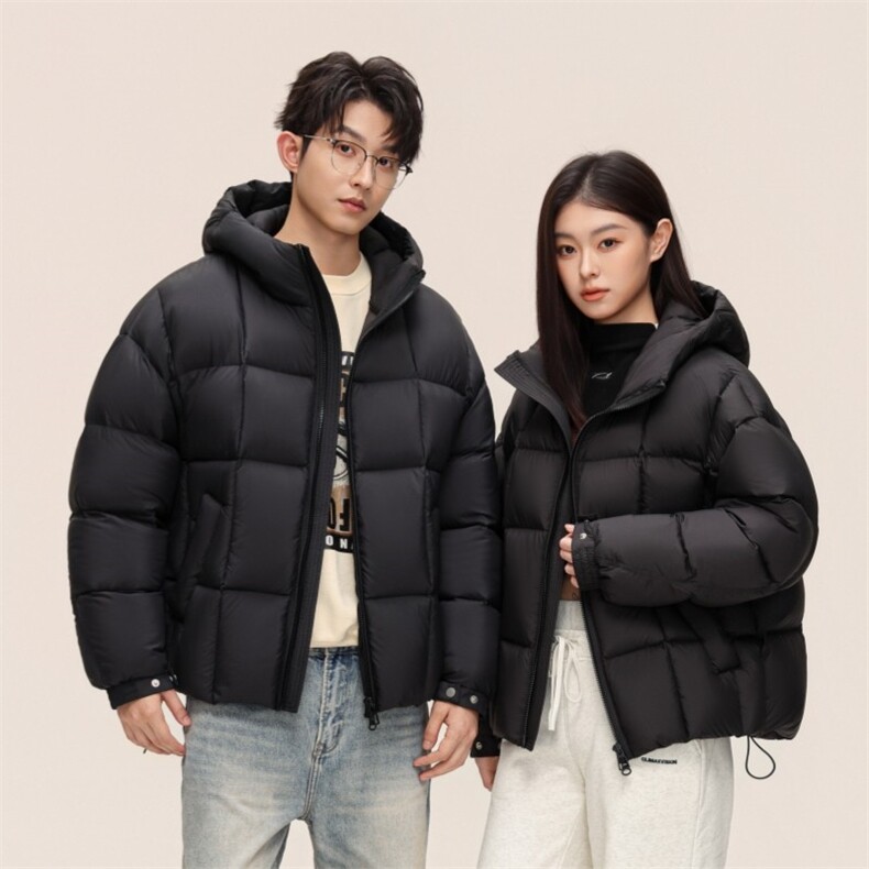 新标90%白鸭绒羽绒服百搭面包服休闲外套男女潮DB19-P360，男装羽绒服，星座1210A