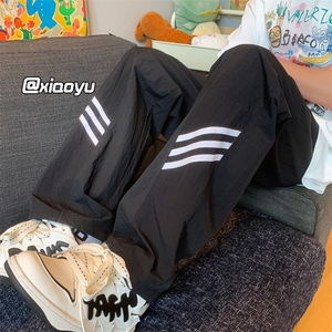 XZ616 夏季新款多巴胺穿搭防水速干休闲长裤 TY879 P45控58图片