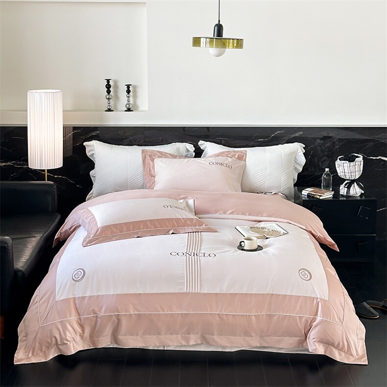 新款100S长绒棉数码印花四件套-布兰卡，床品套件，一起卖家纺