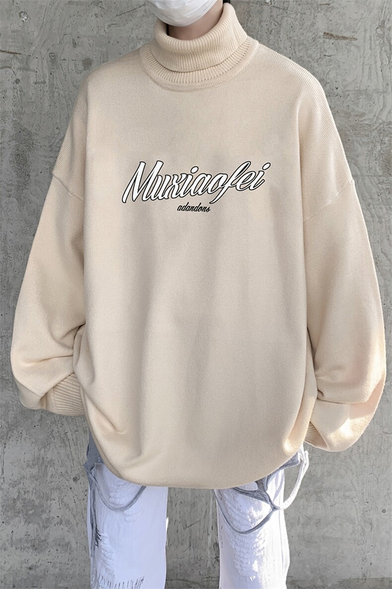 抖音供货、现货秋季冬高领毛衣宽松打底衫D223A-MG2301-特P45,男装针织衫/毛衣,电商019-1