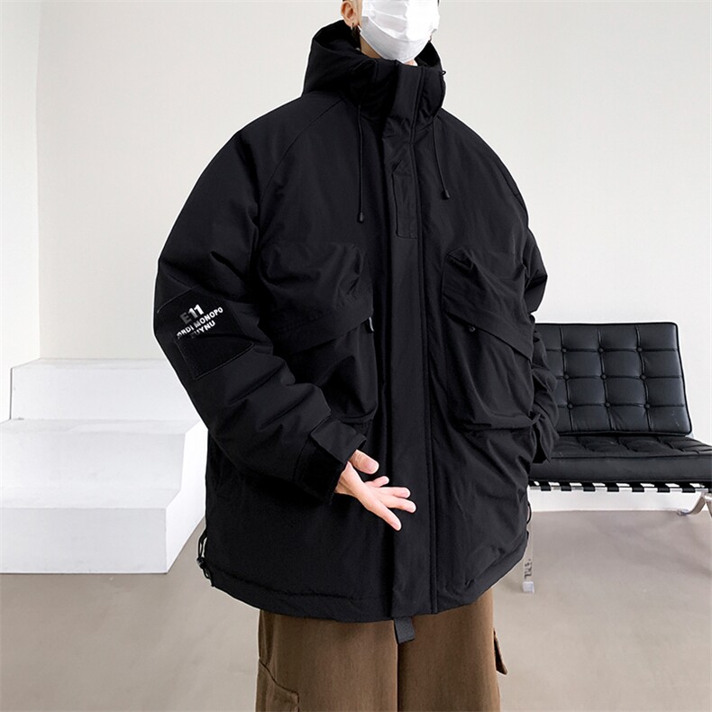 加厚复古户外冲锋衣工装连帽棉衣MY9303-P130,男装夹克,电商A021