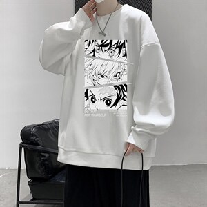 华夫格卫衣圆领卫衣男大码长袖t恤男外套 HW76176-P30加绒款-P40图片