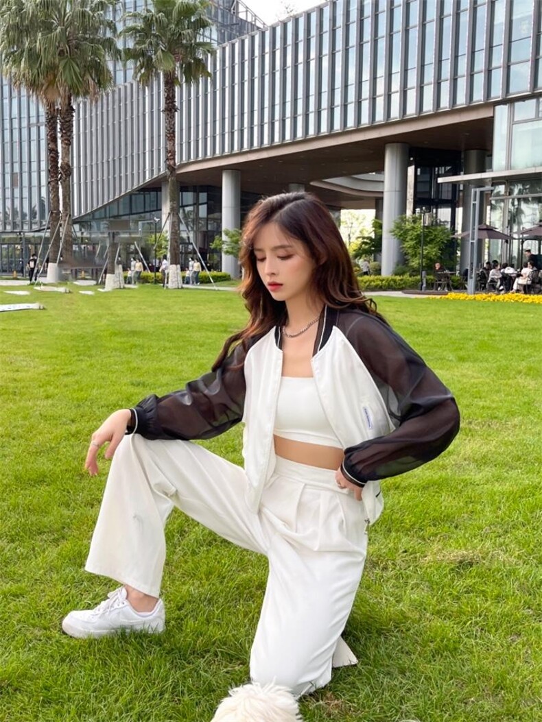 新款。黑白双色防晒衣，其它，恋钱