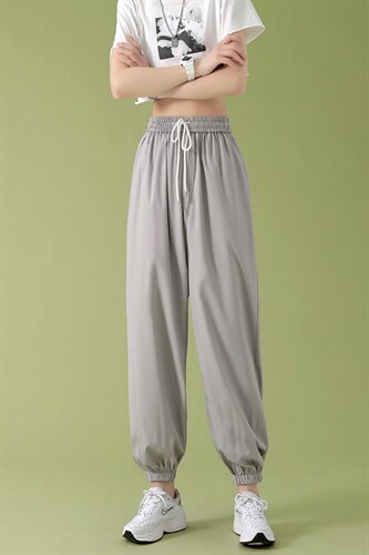 2023新款潮流休闲裤女百搭青年束脚运动裤2027-特批20，女装休闲裤，星座718-1