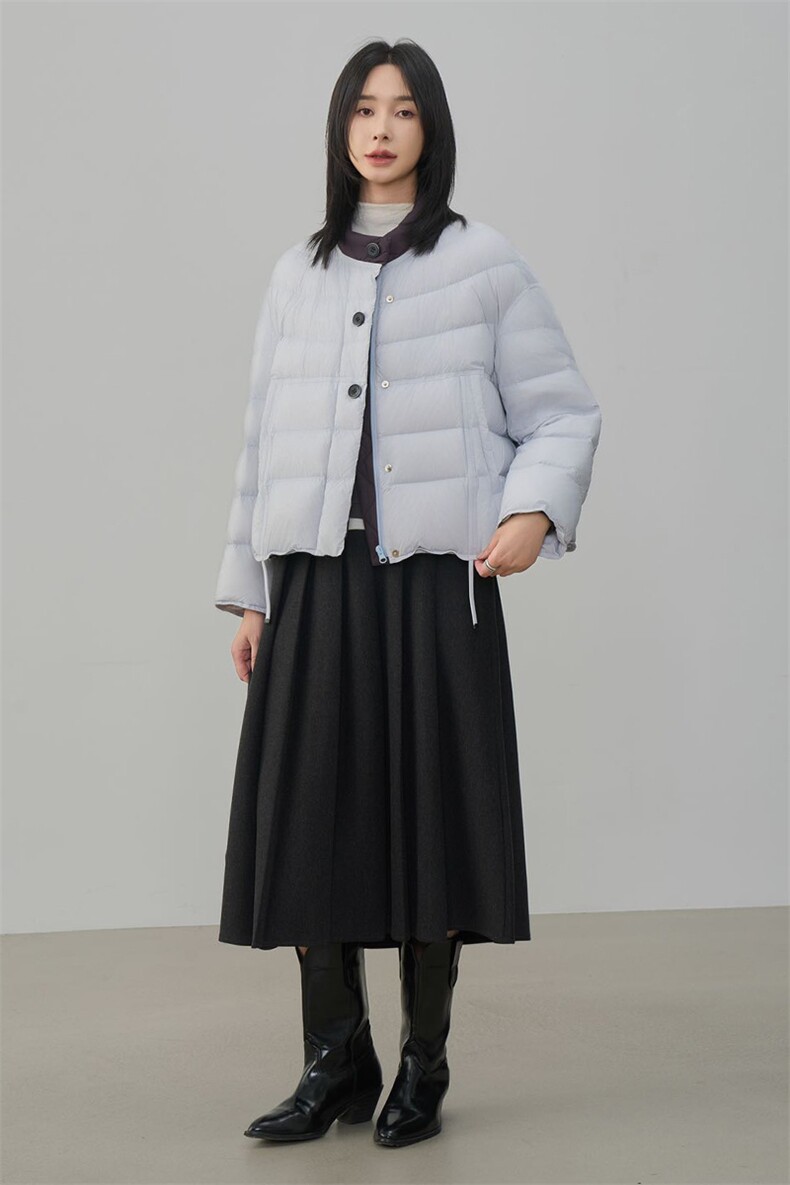 现货2025年冬季90白鸭绒休闲风羽绒服新款女,女装羽绒服,阳光伊恋