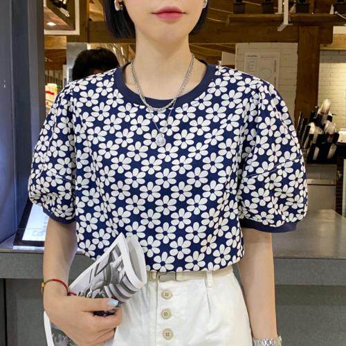 夏季新款花色套头上衣,女装,日の谷