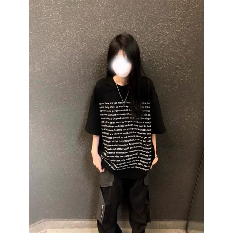 港风ins印花短袖T恤男士夏季新款圆领半袖白色纯棉休闲宽松体恤衫,男装T恤,星座506A