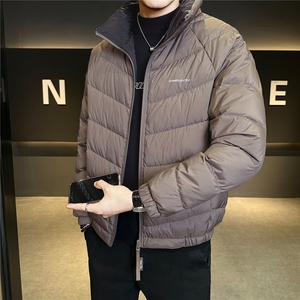 新标轻奢立领男排骨羽绒服现货高品质情侣外套数据款Y8605-P160图片