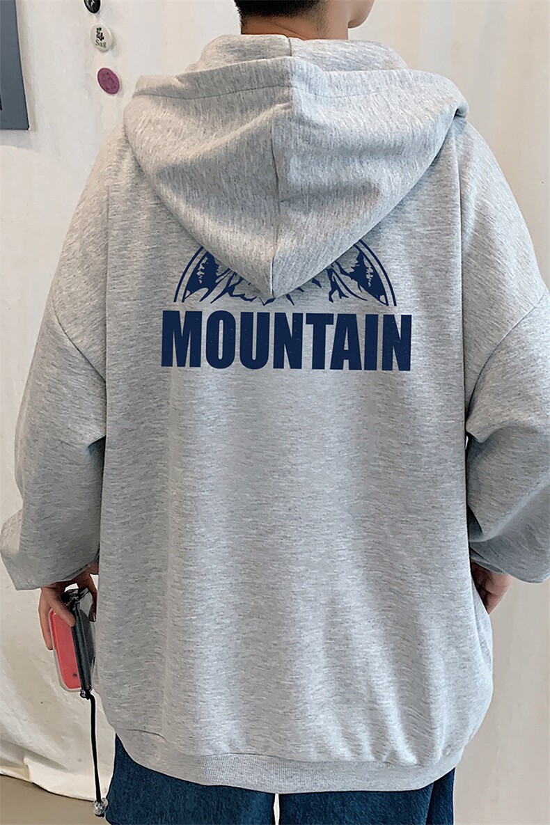 KS21255-P38连帽开衫卫衣男运动外套大码班服,男装卫衣,电商A040