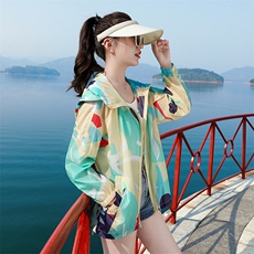 防晒衣女款夏季2025新款宽松中长款薄款春夏外套开衫透气防晒服潮，女装防晒衣，可可小西