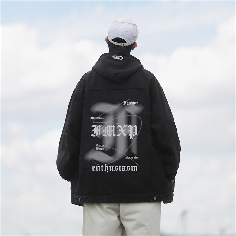美式高街牛仔外套男款春水洗牛仔衣褂子西海岸工装夹克JK1041-P88,男装夹克,星座1103-3