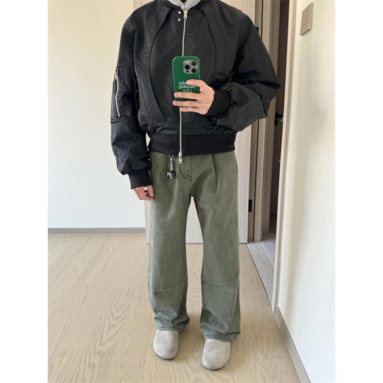 【有货】FM10LL-特P85飞行夹克棉服男加厚Bomber棒球服外套,男装夹克,星座1007（原301D）