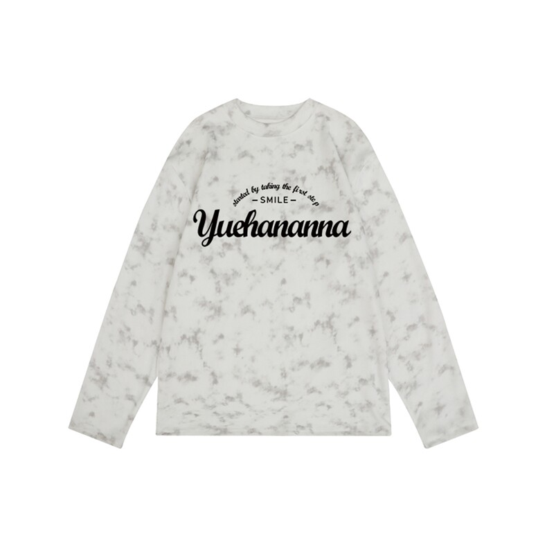 260克重磅扎染德绒圆领打底衫【有货】HD019-DR25333RL-P25，男装T恤，电商019-1