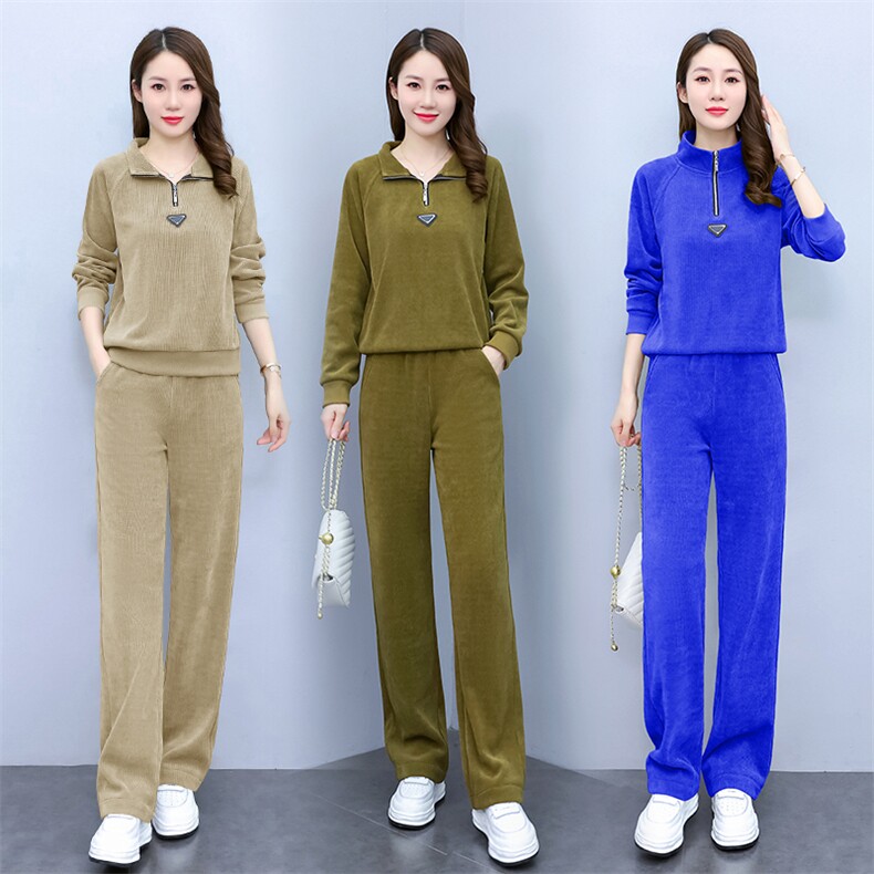 今年流行卫衣套装春秋装2025年新款女装时尚休闲洋气裤子两件套潮图片