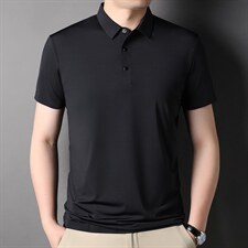 翻领百搭夏季2023年时尚宽松中年短袖上衣潮流T恤SFTT3086，男装T恤，钱塘6003（原4033）