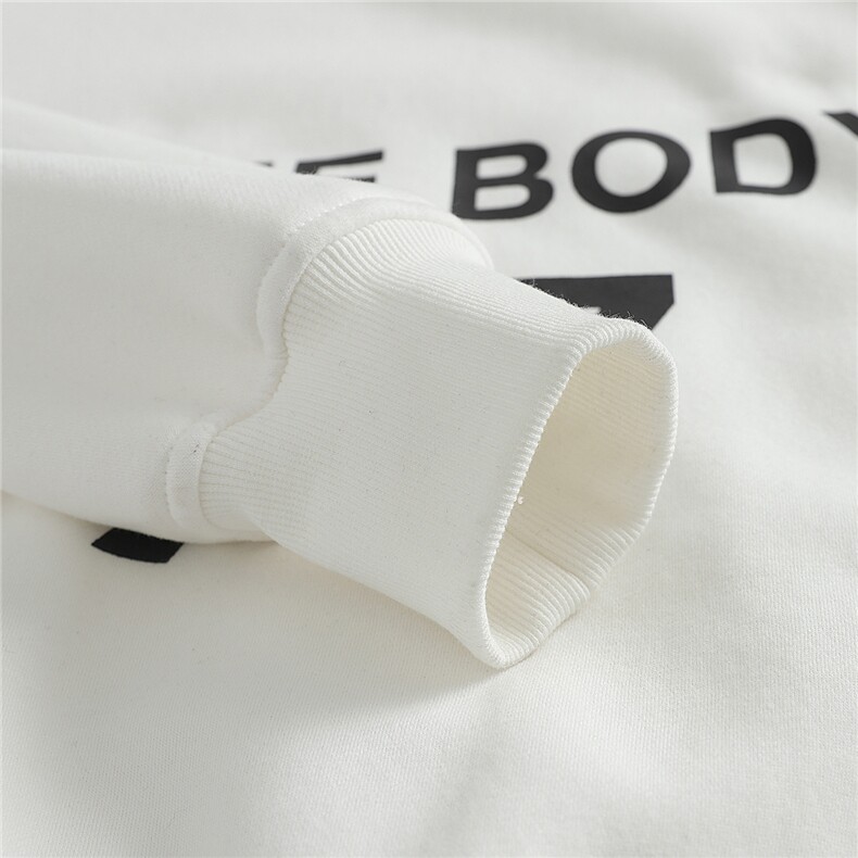 秋季大码卫衣ins港风宽松圆领百搭印花外套X5527-白底图-P55-限68,女装短外套,电商A061-1