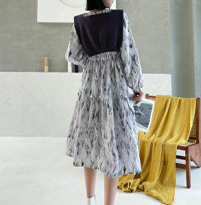 百香果纹理连衣裙两色，女装连衣裙，TOP.1