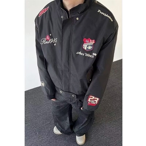 复古刺绣帽子可拆卸加厚棉衣男女冬季宽松情侣棉服MZ223-P105图片