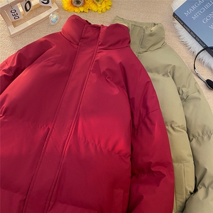 特批毛毯纯色时尚宽松面包服保暖立领棉服A247-MY2276 特批55控95图片