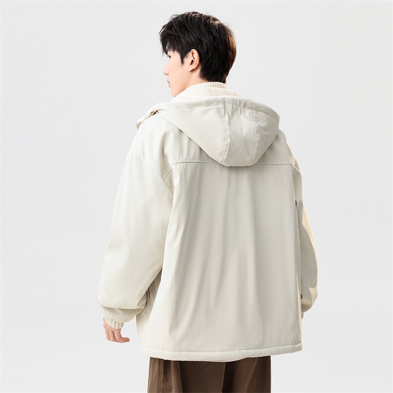 秋冬连帽加绒加厚保暖休闲痞帅棉衣情侣外套MY8910特批P75,男装棉衣,电商A247