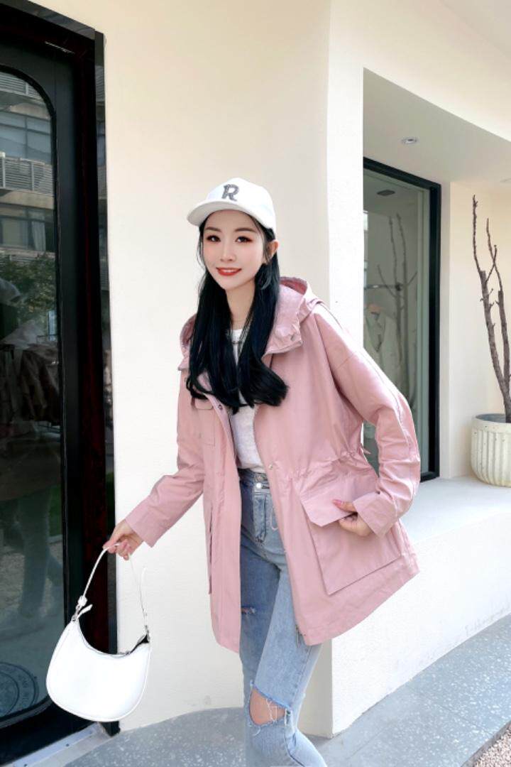 春季新款风衣，女装风衣，春语雨桐