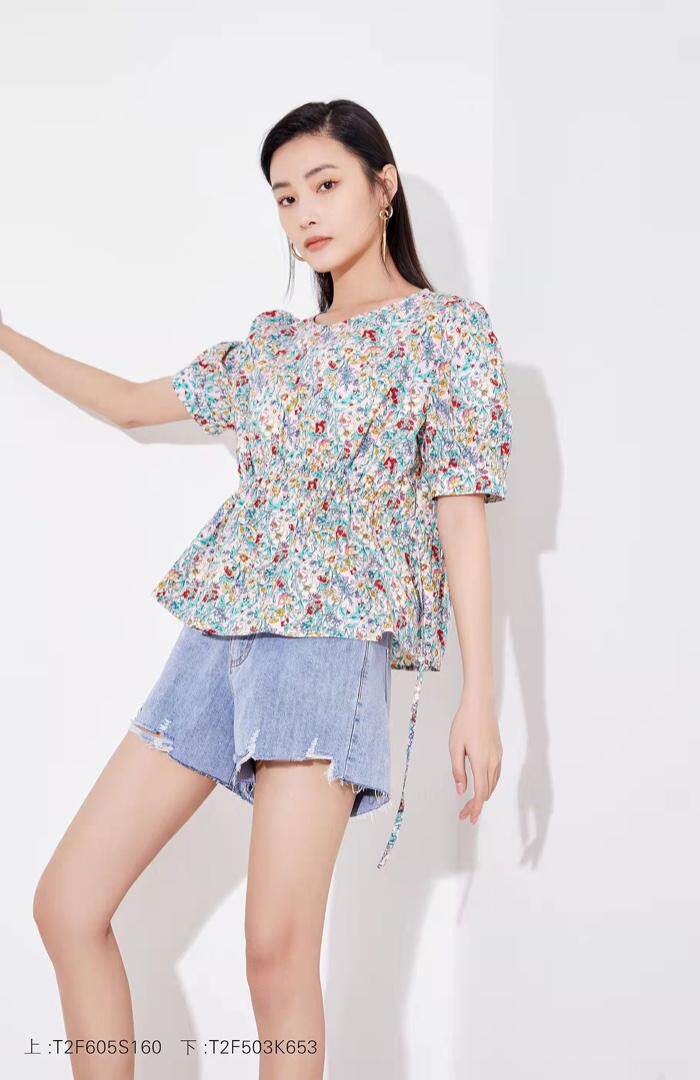 夏季新款，碎花连衣裙，女装连衣裙，TAAHH