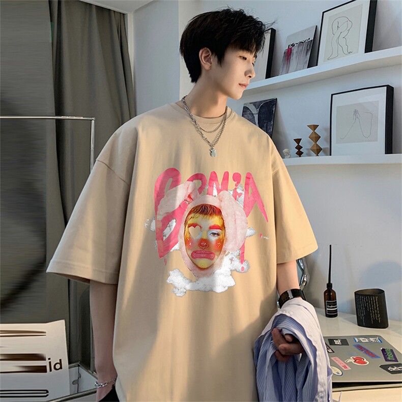 数据超好220克重磅美式潮牌短袖t恤T1172-P28直播有280克品质P35,男装T恤,电商A486