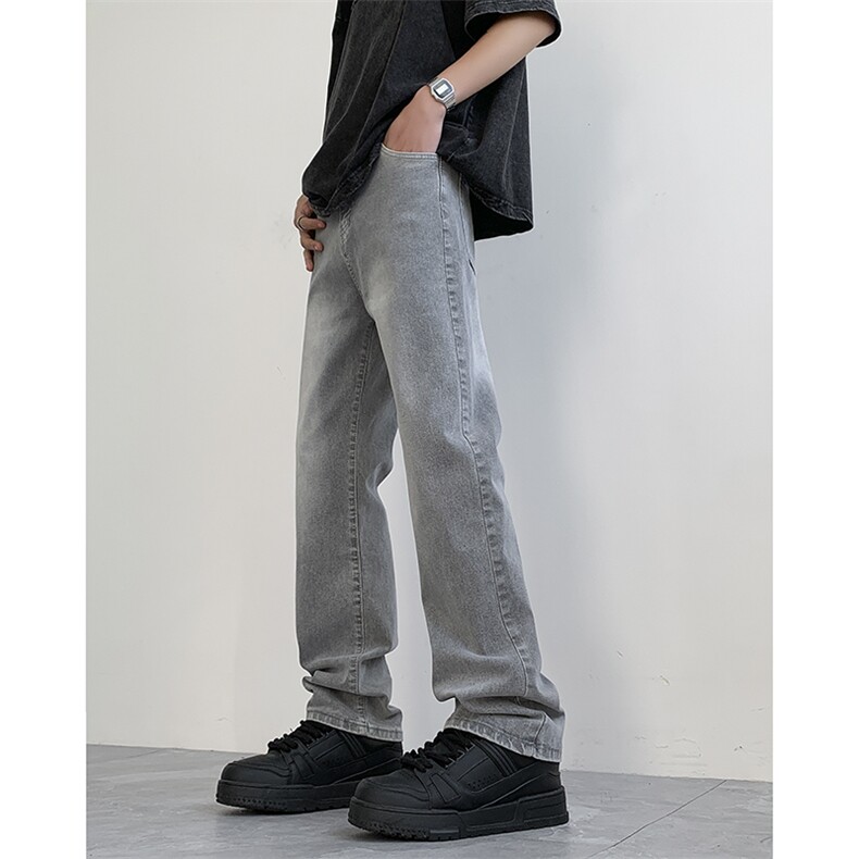 现货S-5XL加肥加大码纯色直筒牛仔裤310A-2BK325P50控68,男装牛仔裤,星座310A-2