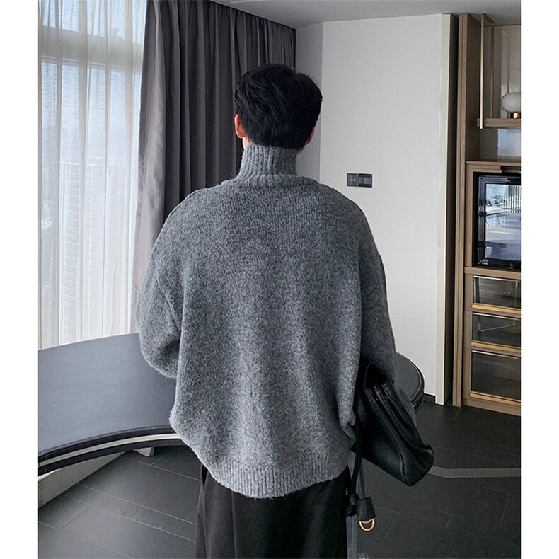 网图美式潮牌内搭高领毛衣冬季加厚套头针织衫A025-CM15152-P55,男装针织衫/毛衣,电商A025