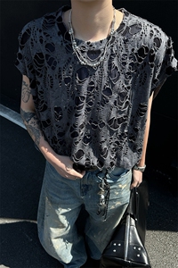 8XL-M 重磅！特大码短袖T恤背心男宽松休闲百搭 篮球服DX318P28图片