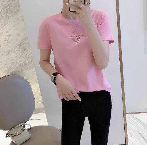 夏季T恤，女装T恤，原色