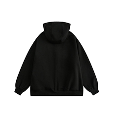 2025秋绣花连帽开衫卫衣380g--1389，男装卫衣，电商S012（CATTEE）