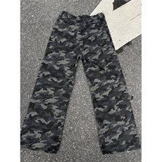 水洗做旧迷彩高街阔腿牛仔裤直筒宽松拖地工装裤K83056-P42网络图，男装牛仔裤，电商B245