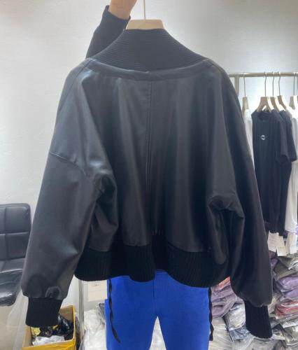 2021年秋季新品欧货女装时尚洋气皮衣百搭短外套，女装皮衣，L·H·X