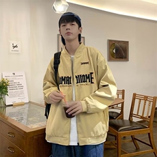 两面穿棒球服男春秋季新款宽松韩版秋飞行员夹克外套M8807-P63，男装夹克，星座1109-3