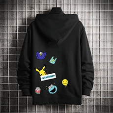 KS21079-P38加绒款-P43连帽开衫卫衣男运动外套大码班服网格，男装卫衣，电商A040A