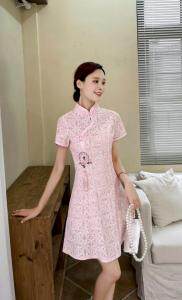 2021夏装新款改良版旗袍，女装婚纱/旗袍/礼服，晗菲曼琪