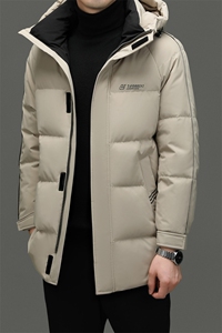 男装羽绒服YR2255继续2025冬现货中长款一手长鹅绒 151g图片