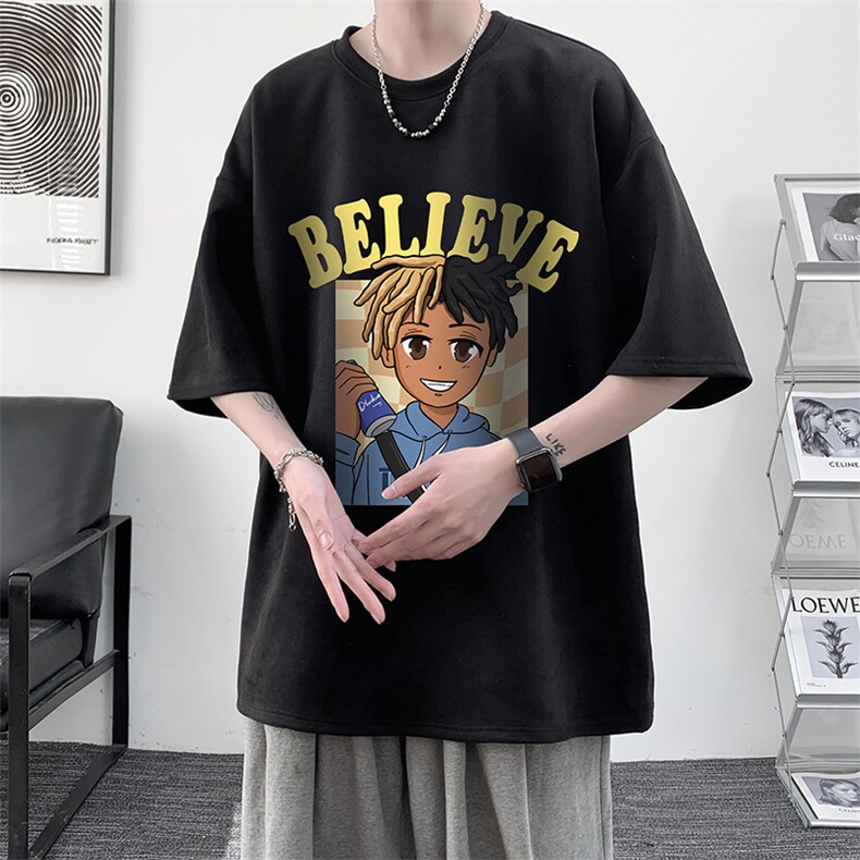 麂皮绒短袖t恤男大码半袖男JD82271-P25,男装T恤,电商A040