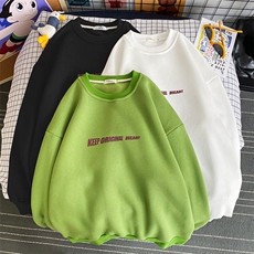S6071-P35春季圆领卫衣男大码韩版宽松长袖外套男，男装卫衣，电商A040