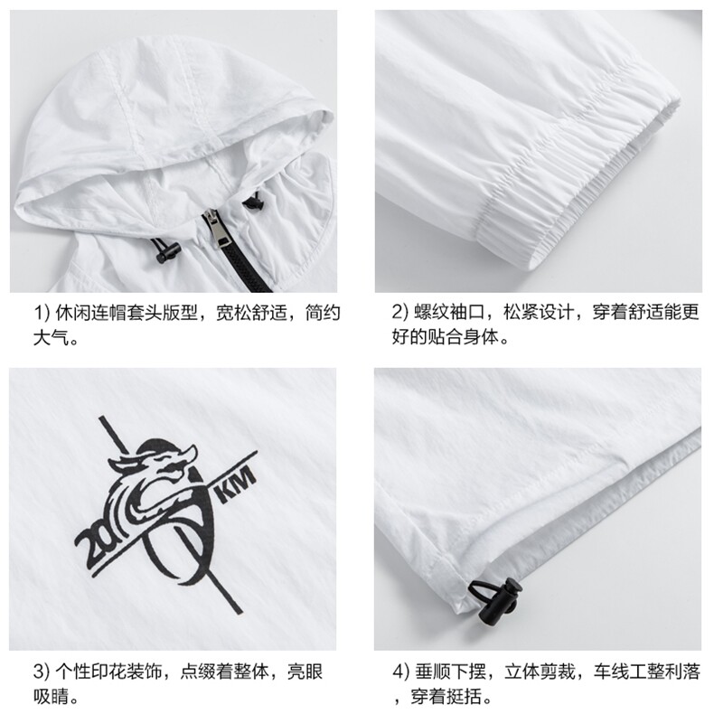 2024夏季新款得物白底大码成衣UPF50+M-5XHS24414-P50,女装短外套,电商A022