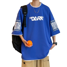 夏季薄款大码青少年短袖胖子加肥加大圆领宽松休闲T恤加大上衣，男装T恤，星座1210-1