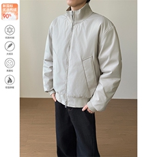 90白鸭绒冬季短款美式复古羽绒服短款外套男5D1143-TP109不，男装羽绒服，电商A102