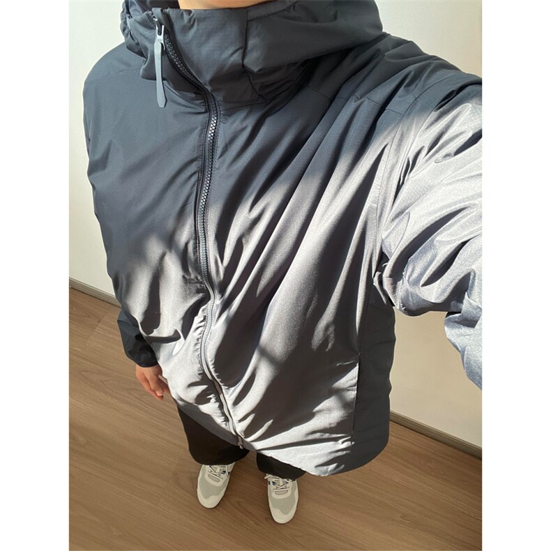高品户外防风防水机能轻量化情侣保暖棉服夹克男女A1061-P128,男装夹克,星座1505