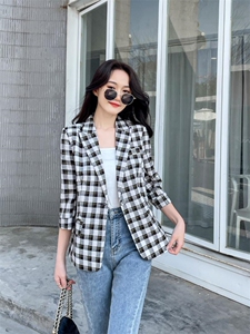 【现货】淑女修身春夏款小西装图片